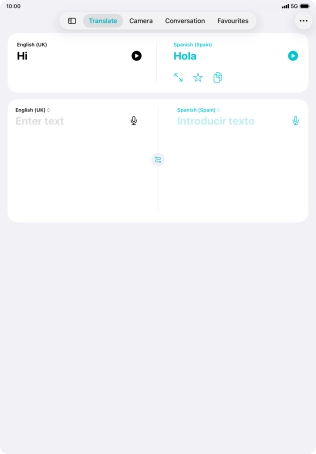 Press the screen size icon.