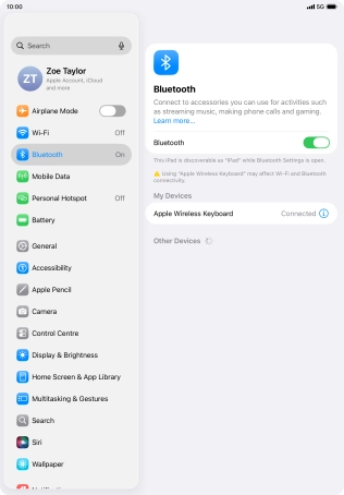Slide your finger upwards starting from the bottom of the screen to return to the home screen.