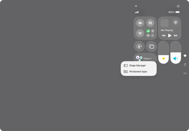Press the required type of multitasking.