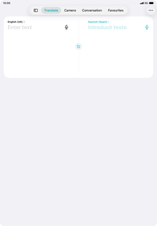 Press the first drop down list.