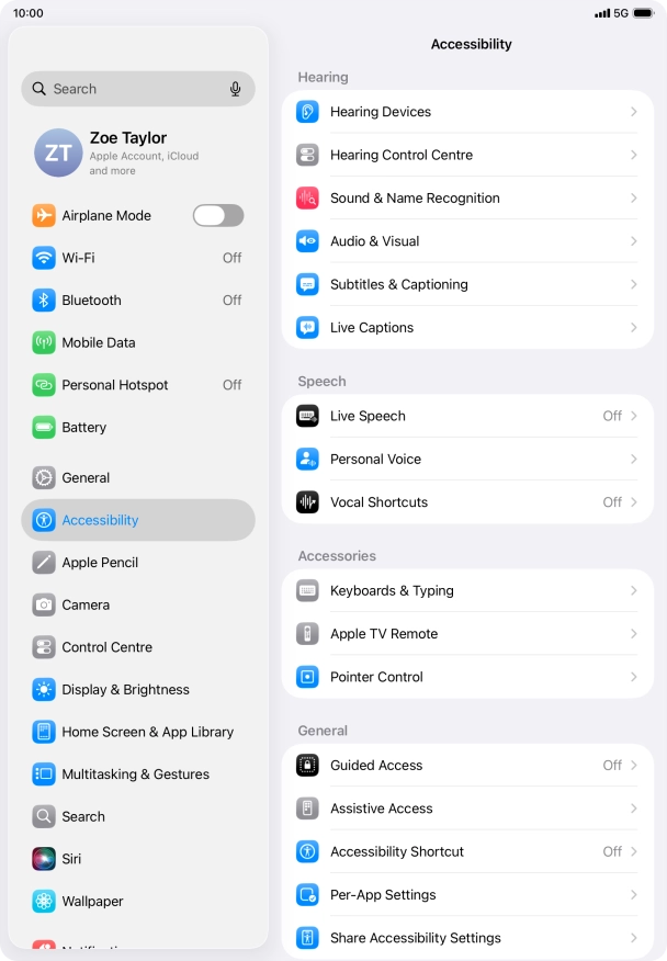 Press the required category below 
