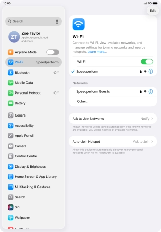 Slide your finger upwards starting from the bottom of the screen to return to the home screen.