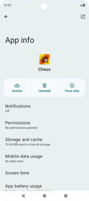 Press Storage and cache.