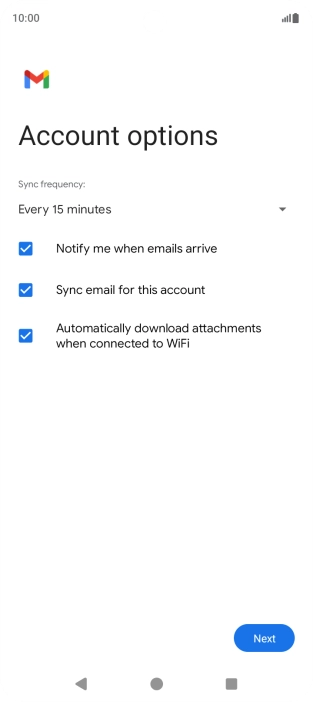 Press the drop down list below 