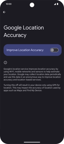 If you press the indicator next to 