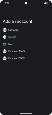 Press Google.
