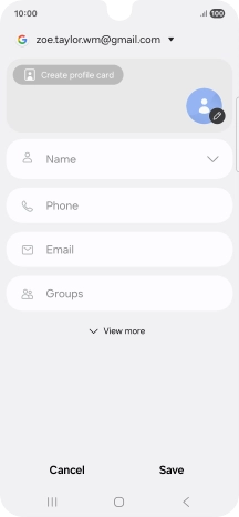 Press Name and key in the required name.