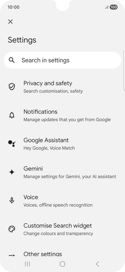 Press Gemini.