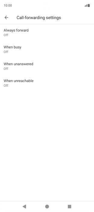 Press the Home key to return to the home screen.