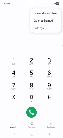 Press Settings.