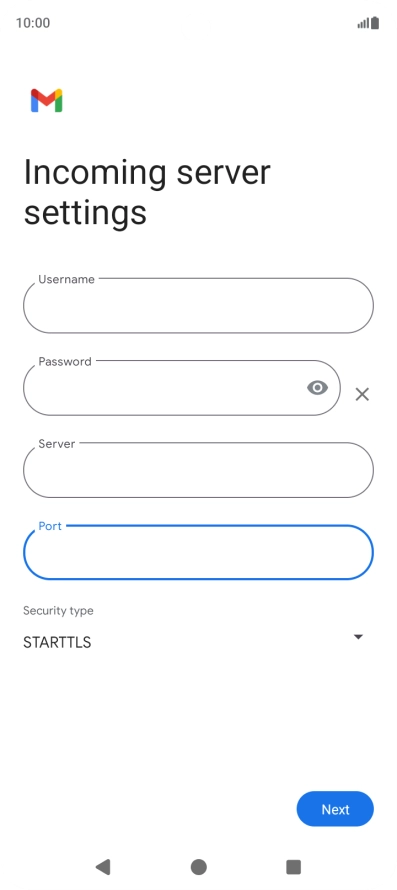 Press the drop down list below 