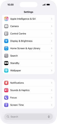 Press Display & Brightness.