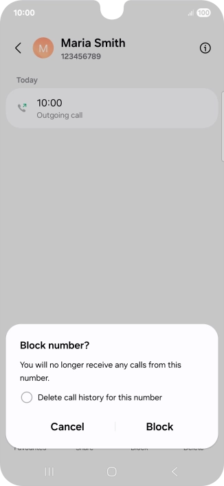 Press Block.