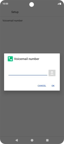 Key in +61414121121 and press OK.