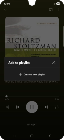 Press Create a new playlist.