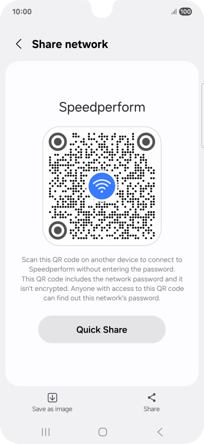 Place the QR code inside the camera frame on the other device to scan the code.