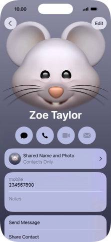 Slide your finger upwards starting from the bottom of the screen to return to the home screen.