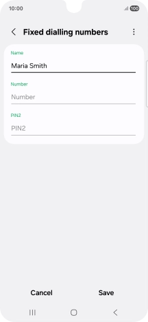 Press Number and key in the required phone number.