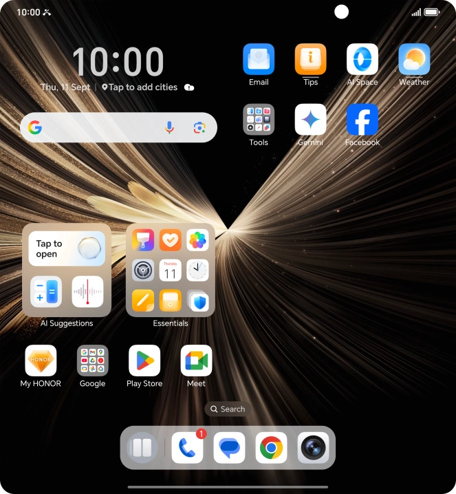 The missed calls icon shows that you have one or more missed calls.