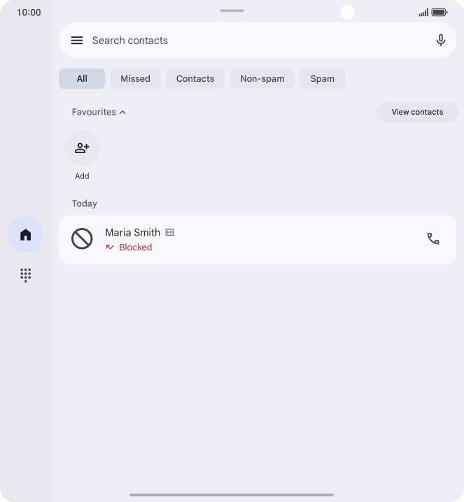 Slide your finger upwards starting from the bottom of the screen to return to the home screen.