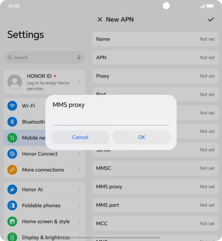 Key in 212.183.137.012 and press OK.
