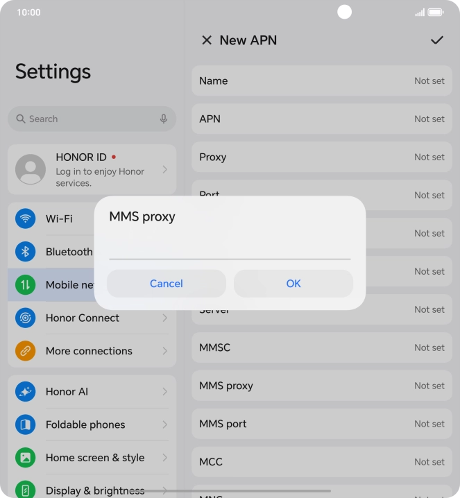 Key in 212.183.137.012 and press OK.