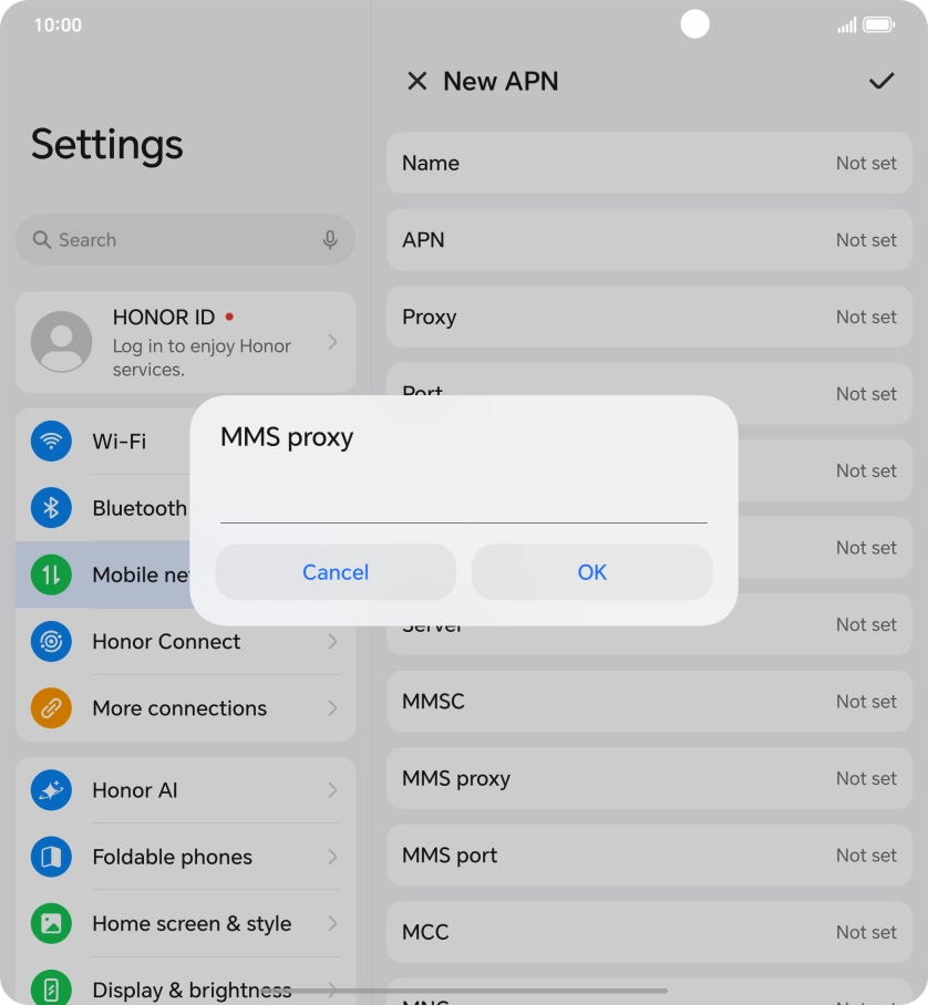 Key in 212.183.137.012 and press OK.