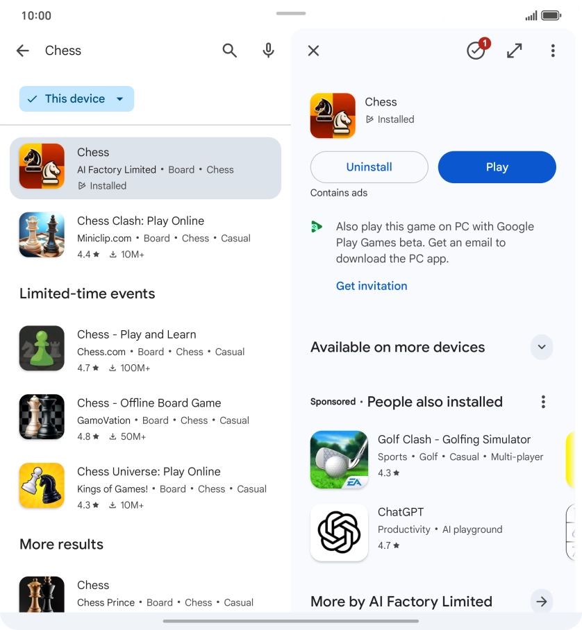 Slide your finger upwards starting from the bottom of the screen to return to the home screen.