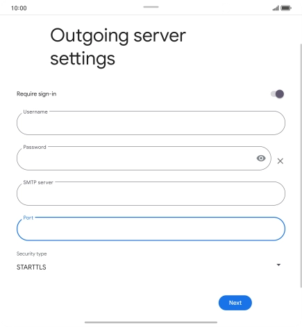 Press the drop down list below 