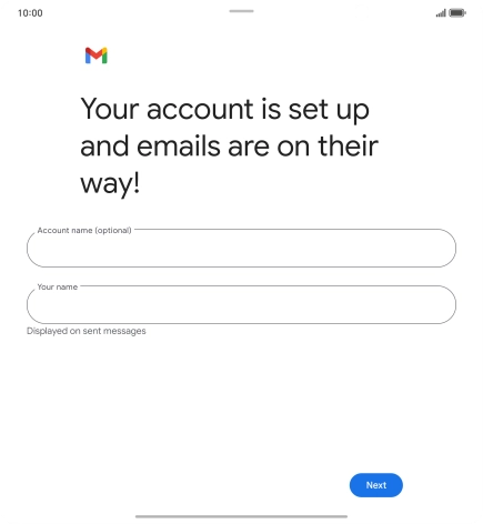 Press the field below 