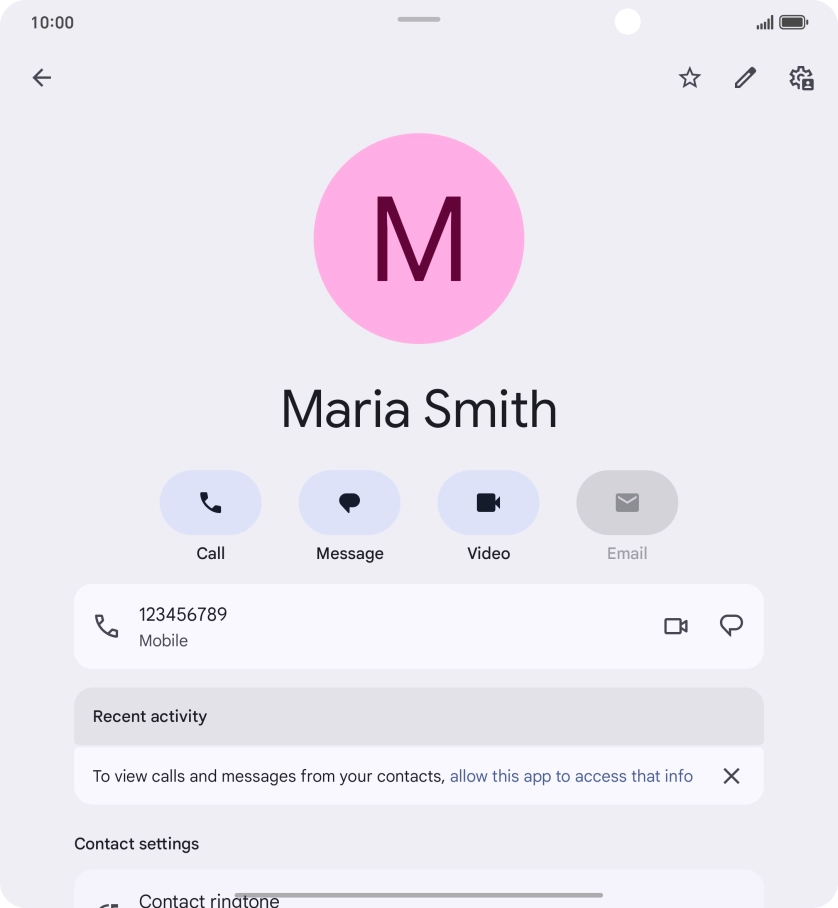 Slide your finger upwards starting from the bottom of the screen to return to the home screen.