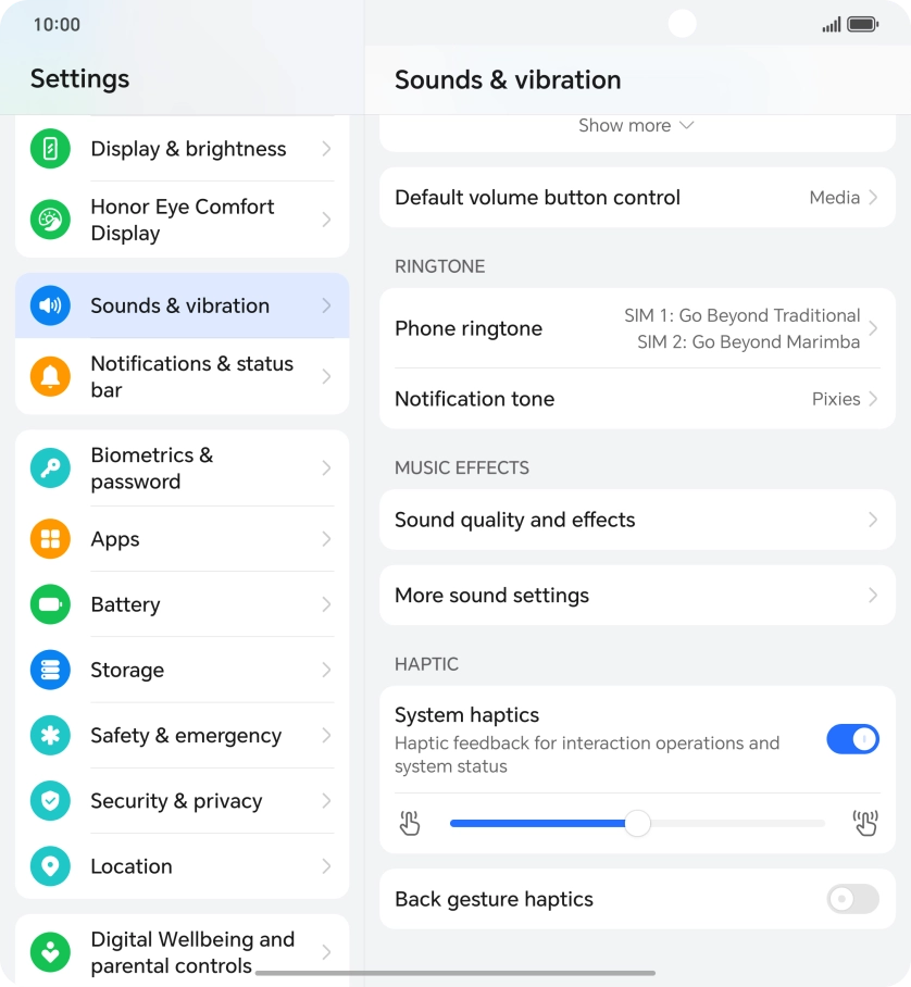 Press Phone ringtone.
