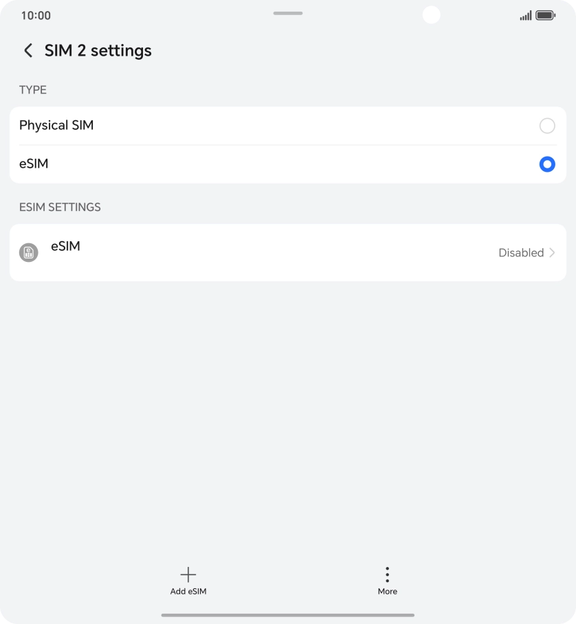 Press the required price plan.