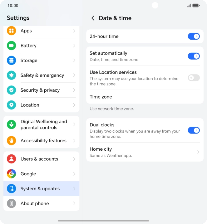 Slide your finger upwards starting from the bottom of the screen to return to the home screen.
