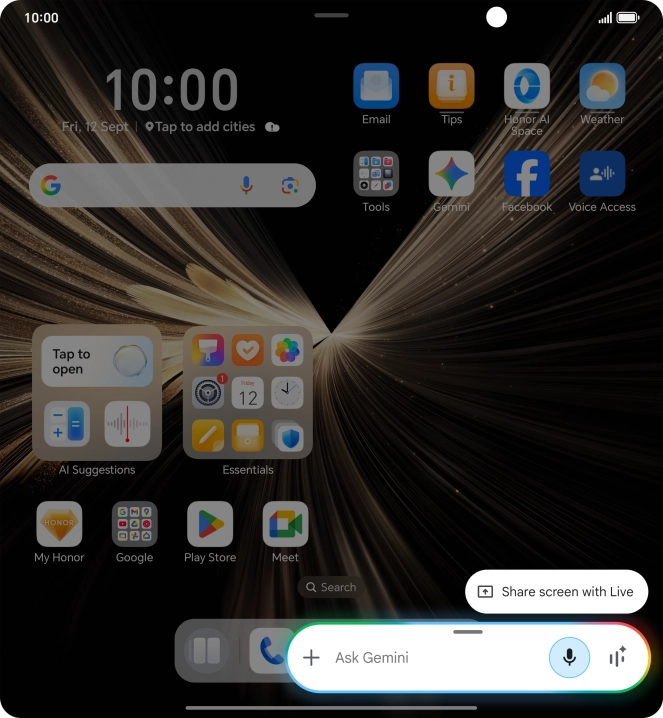 Say, in your own words, what you would like your phone to do, e.g.: OPEN [application], CALL [contact], SEARCH FOR [information]. It's not necessary to use a specific command for each function.