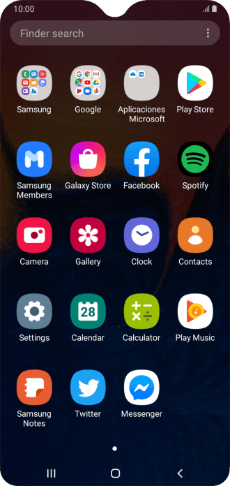 samsung galaxy a10 play store
