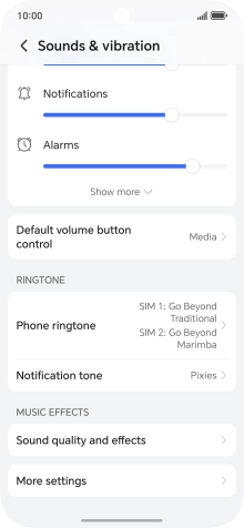 Press Phone ringtone.