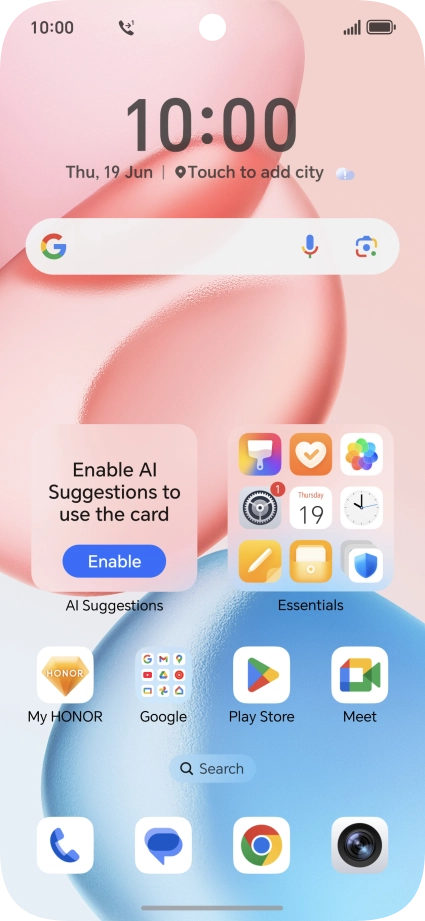 The divert icon shows that all incoming calls are diverted.