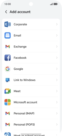 Press Google.