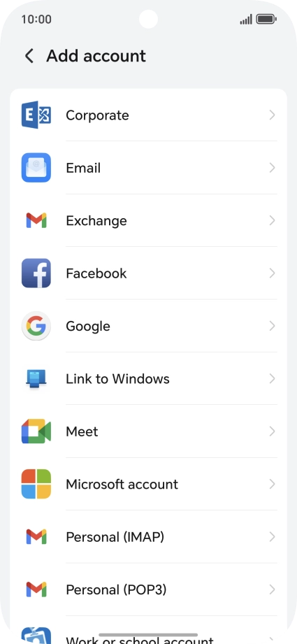 Press Google.
