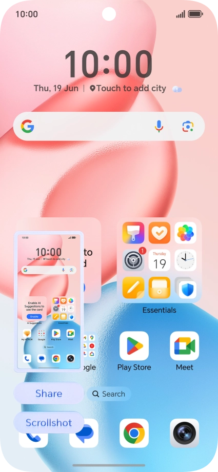 To edit your screenshot, press the screenshot and follow the instructions on the screen to make the required changes.