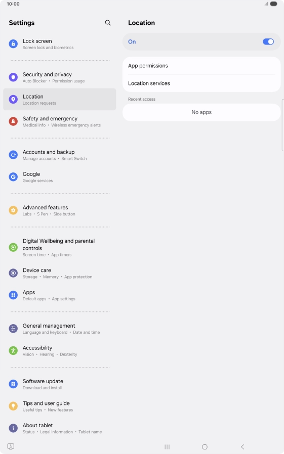 Press App permissions.