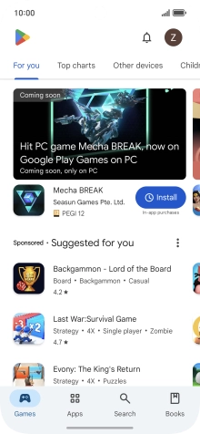 Press Search.