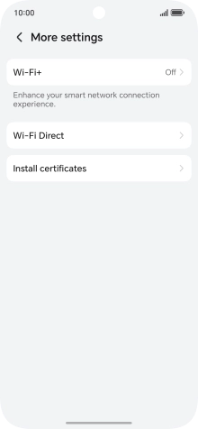 Press Wi-Fi+.