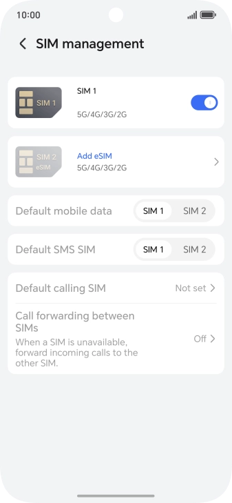Press Add eSIM.