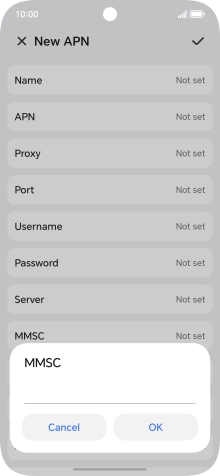 Key in http://mms.vodafone.co.uk/servlets/mms and press OK.