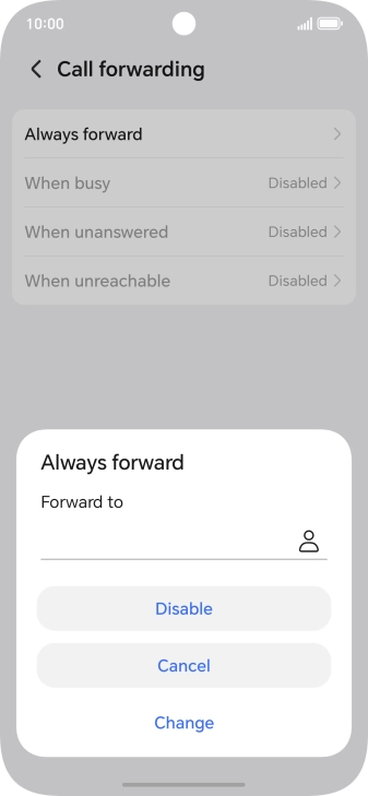 Press Disable.