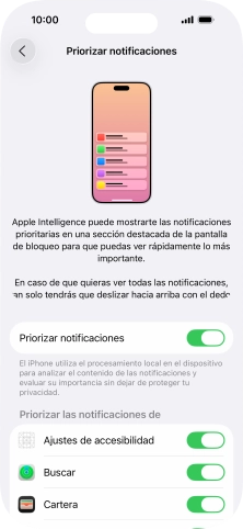 Pulsa el indicador junto a 