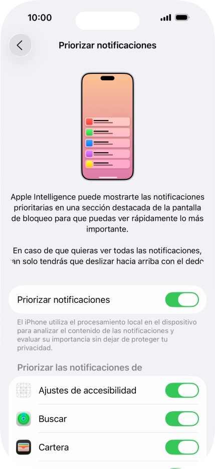 Pulsa el indicador junto a 