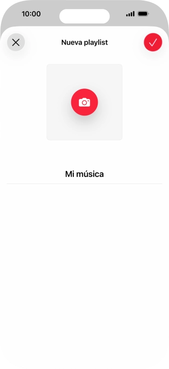 Pulsa el icono de aceptar.